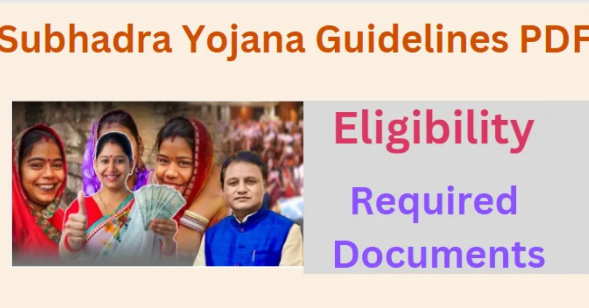 subhadra yojana guidelines pdf
