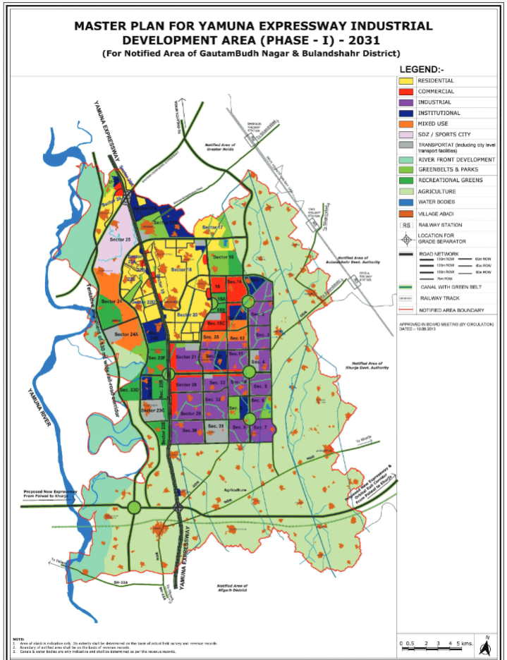 Yeida mixed land use map