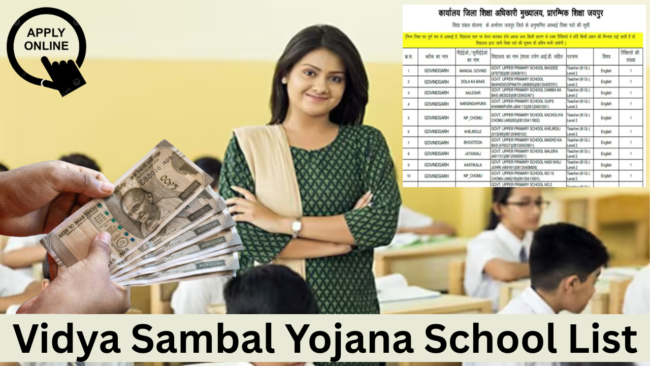 Vidya Sambal Yojana School List