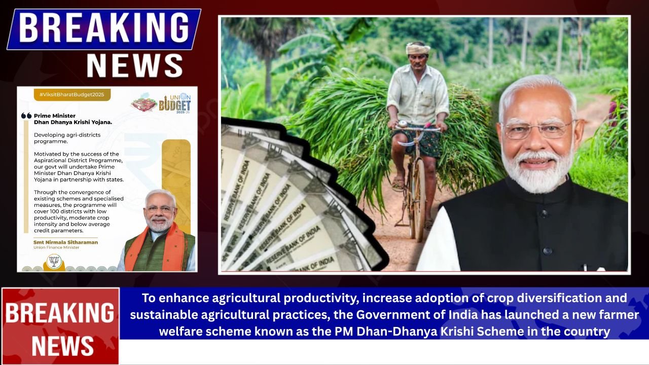PM Dhan Dhanya Krishi Scheme